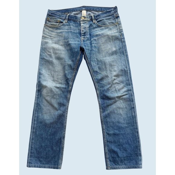 BURBERRY BRIT Men's Button Fly Straight Leg Jeans Size 32 x 32 - Picture 1 of 8
